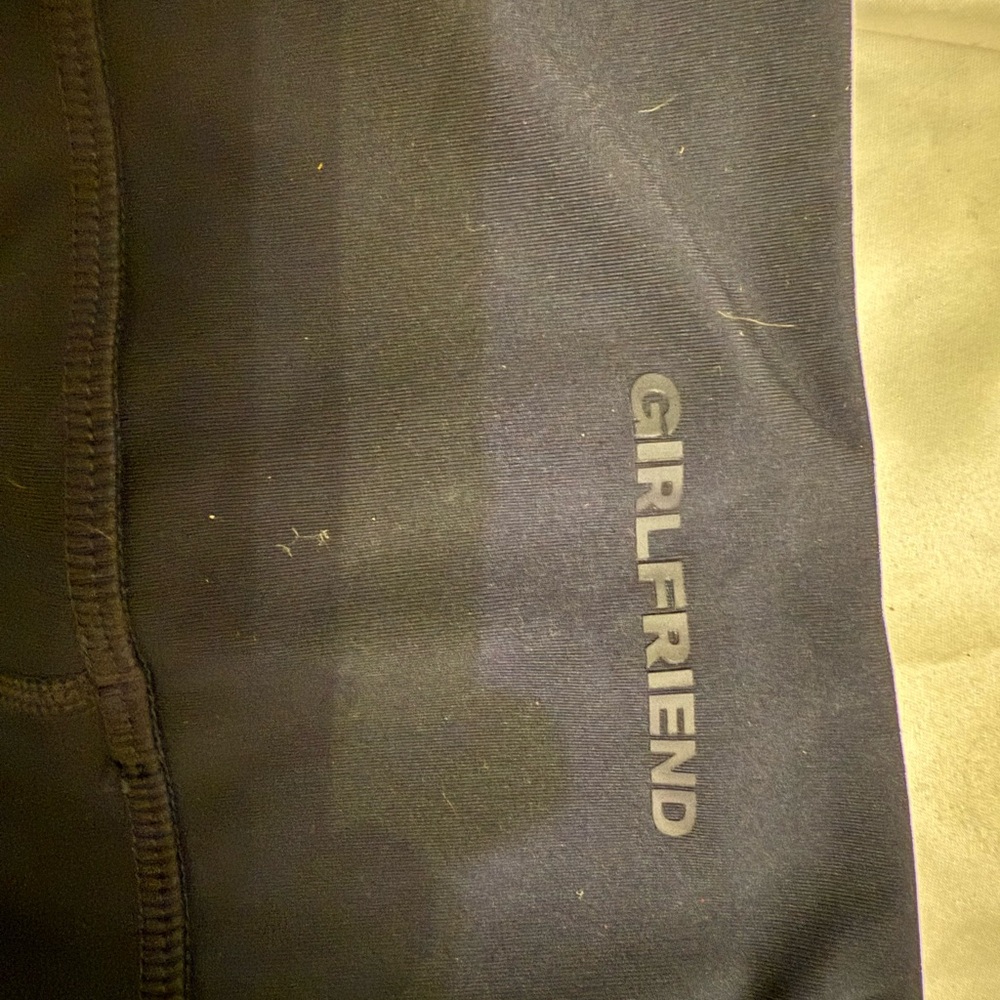 Girlfriend Collective Navy Athletic Shorts - Picture 2 of 4